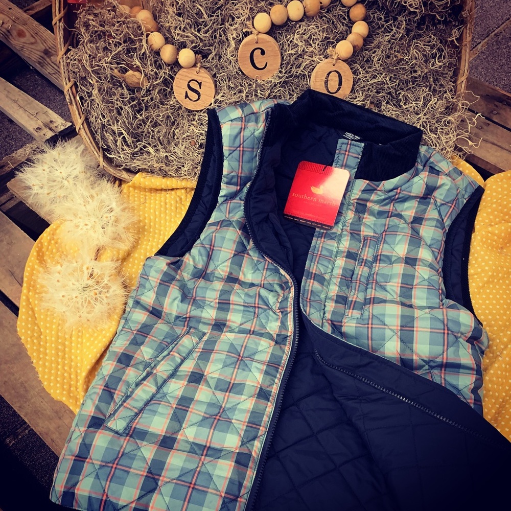 Southern Marsh Harper Reversible Tartan Vest